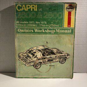 Capri V6 2600 & 2800 Owners Workshop Manual